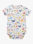 Frugi Baby Organic Cotton Super Special Bodysuits, Pack Of 2, Multi, Multi