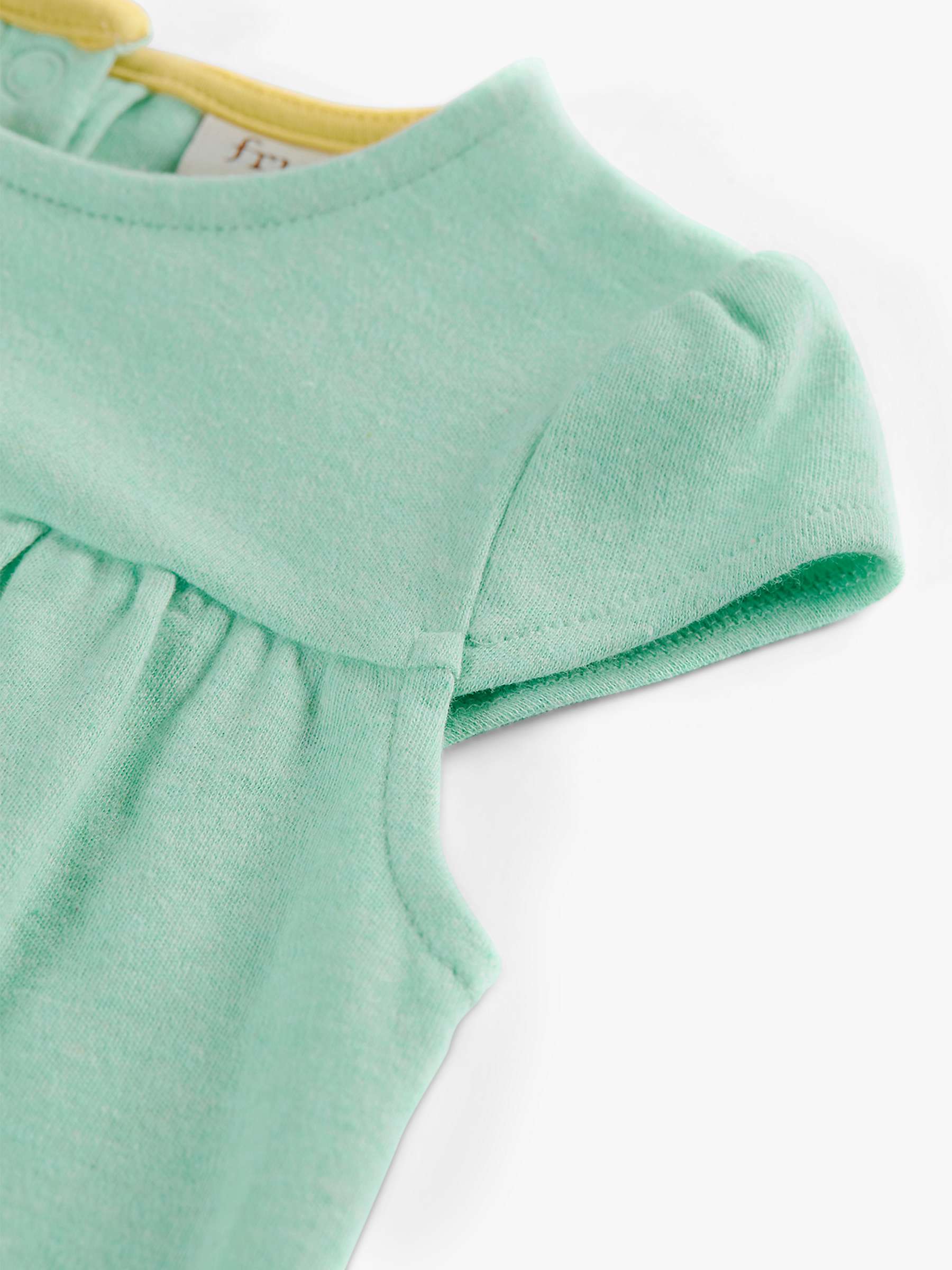 Buy Frugi Baby Organic Cotton Little Layla Applique Dress Online at johnlewis.com