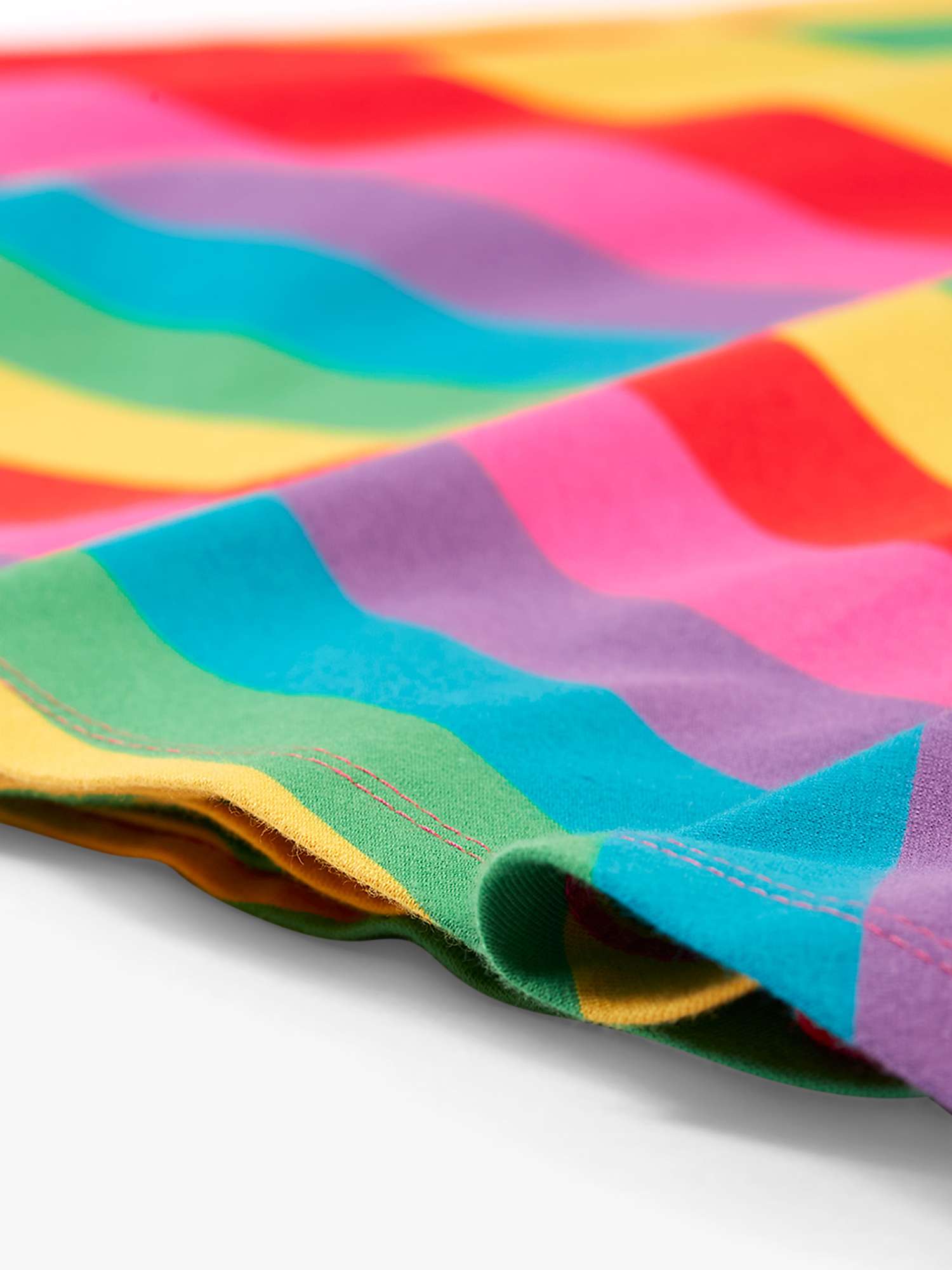 Buy Frugi Baby Little Sunshine Rainbow Stripe Skater Dress, Multi Online at johnlewis.com