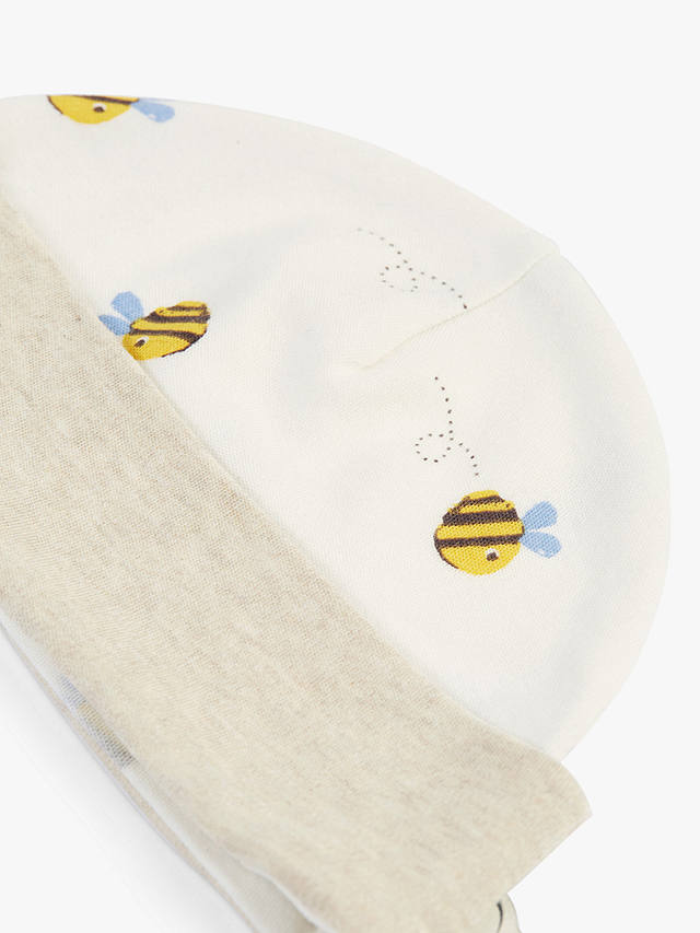 Frugi Baby Buzzy Bee Muslin Gift Set, Multi