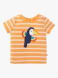 Frugi Baby Easy On Interactive Organic Cotton T-Shirt, Multi