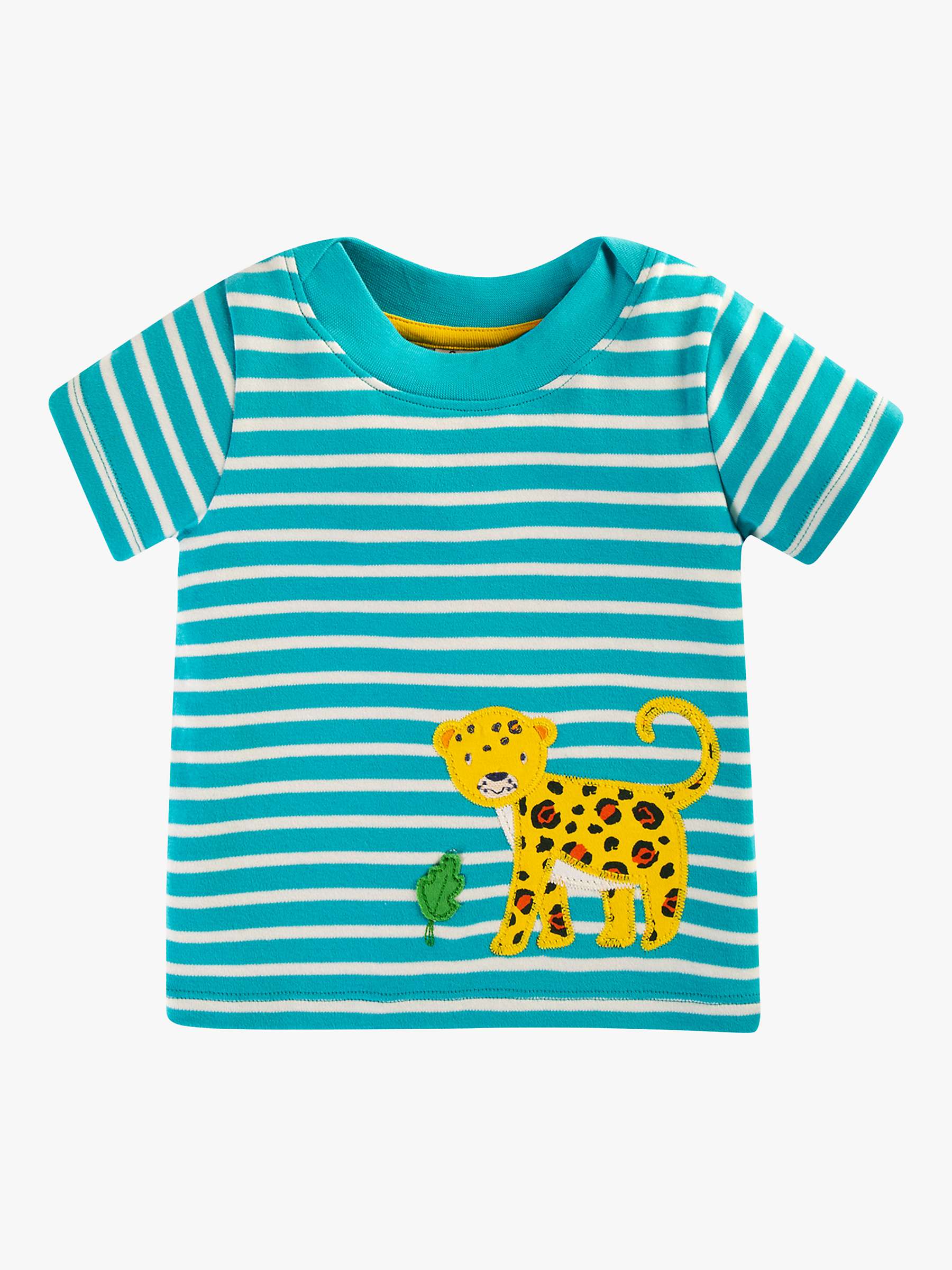 Buy Frugi Baby Easy On Tropical Seaside & Jaguar Organic Cotton T-Shirt, Multi Online at johnlewis.com