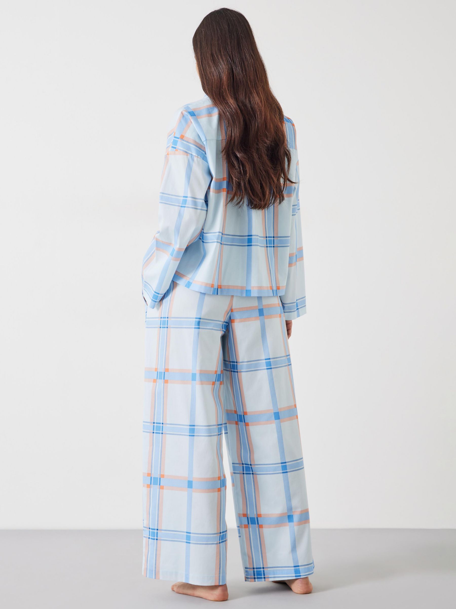 Kirby Blue Checkered Girls Pajama Pants Plus Size