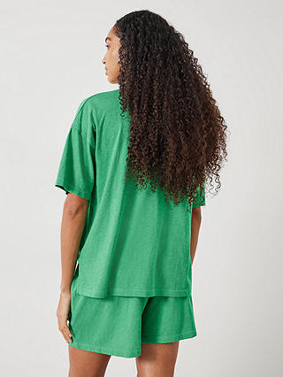 HUSH Darian Jersey Short Pyjama Set, Green