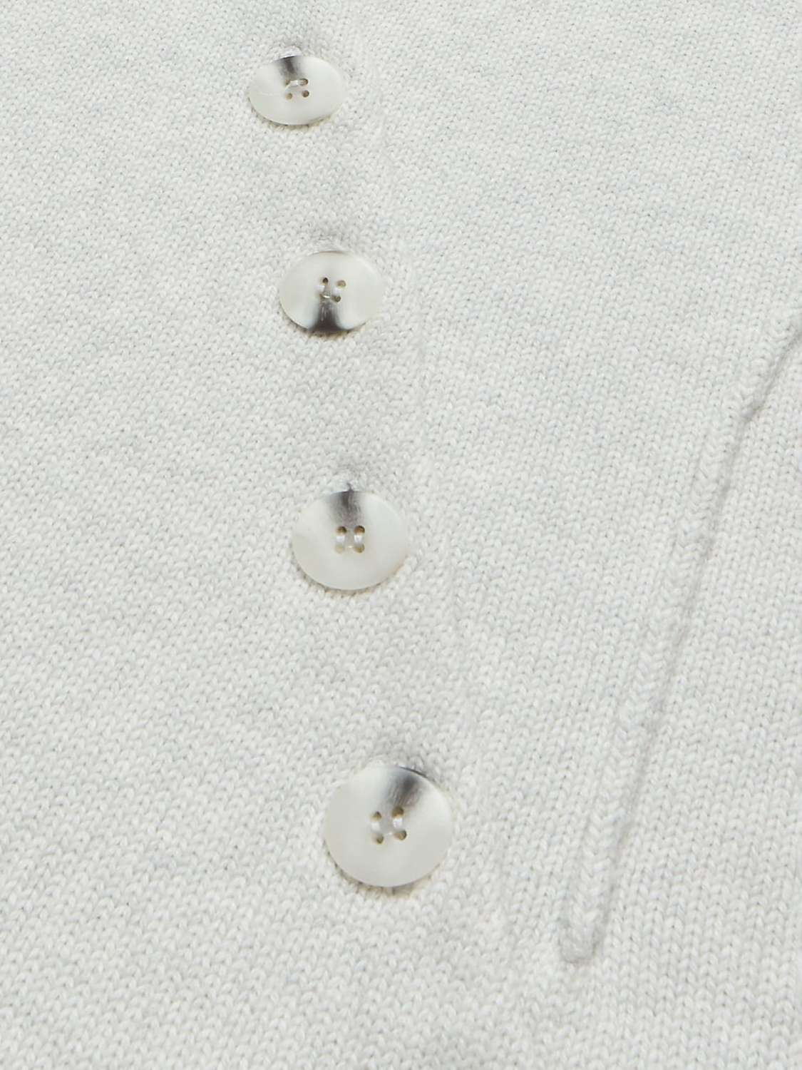 Buy Mint Velvet Knitted Asymmetric Button Waistcoat, Grey Online at johnlewis.com