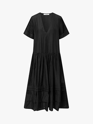 Lovechild 1979 Hounda Tiered Midi Dress, Black