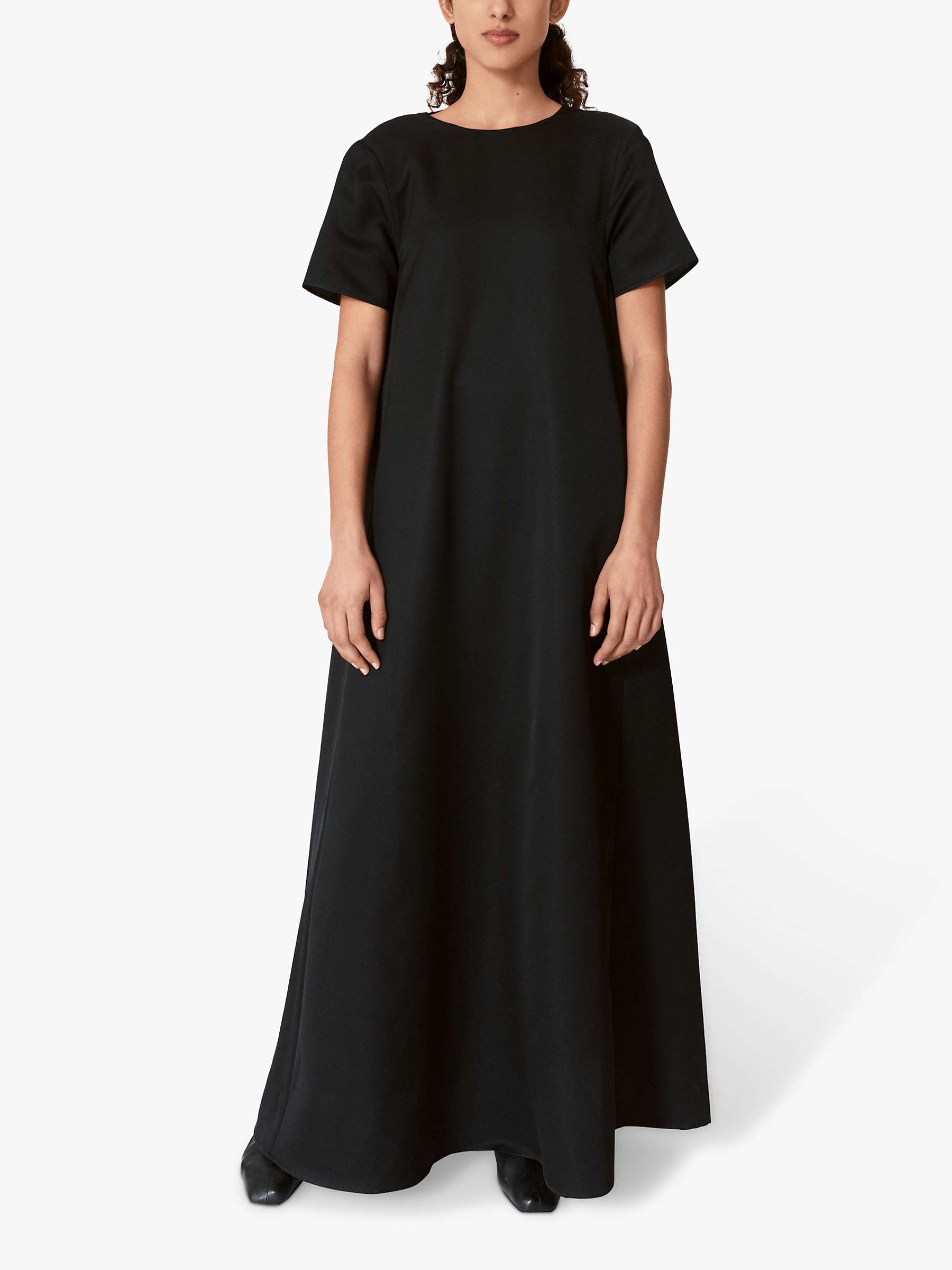 Buy Lovechild 1979 Rosetta Wool Blend Maxi Dress, Black Online at johnlewis.com
