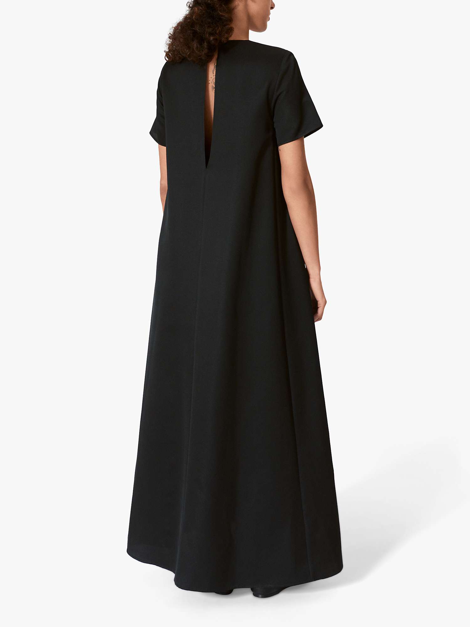 Buy Lovechild 1979 Rosetta Wool Blend Maxi Dress, Black Online at johnlewis.com