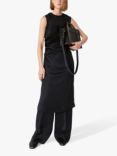 Lovechild 1979 Arabella Ruched Midi Dress, Black