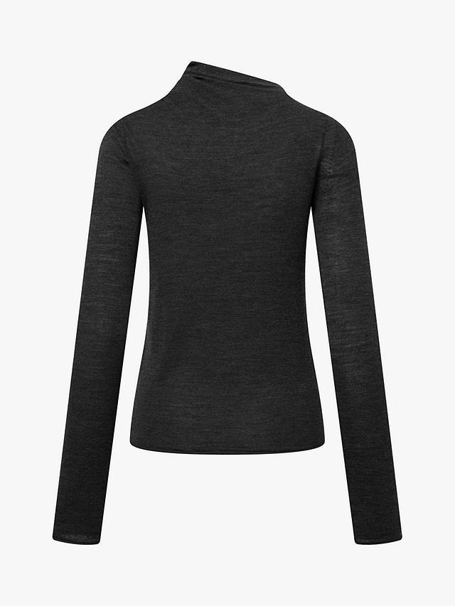 Lovechild 1979 Abba Wool Turtleneck Top, Dark Grey