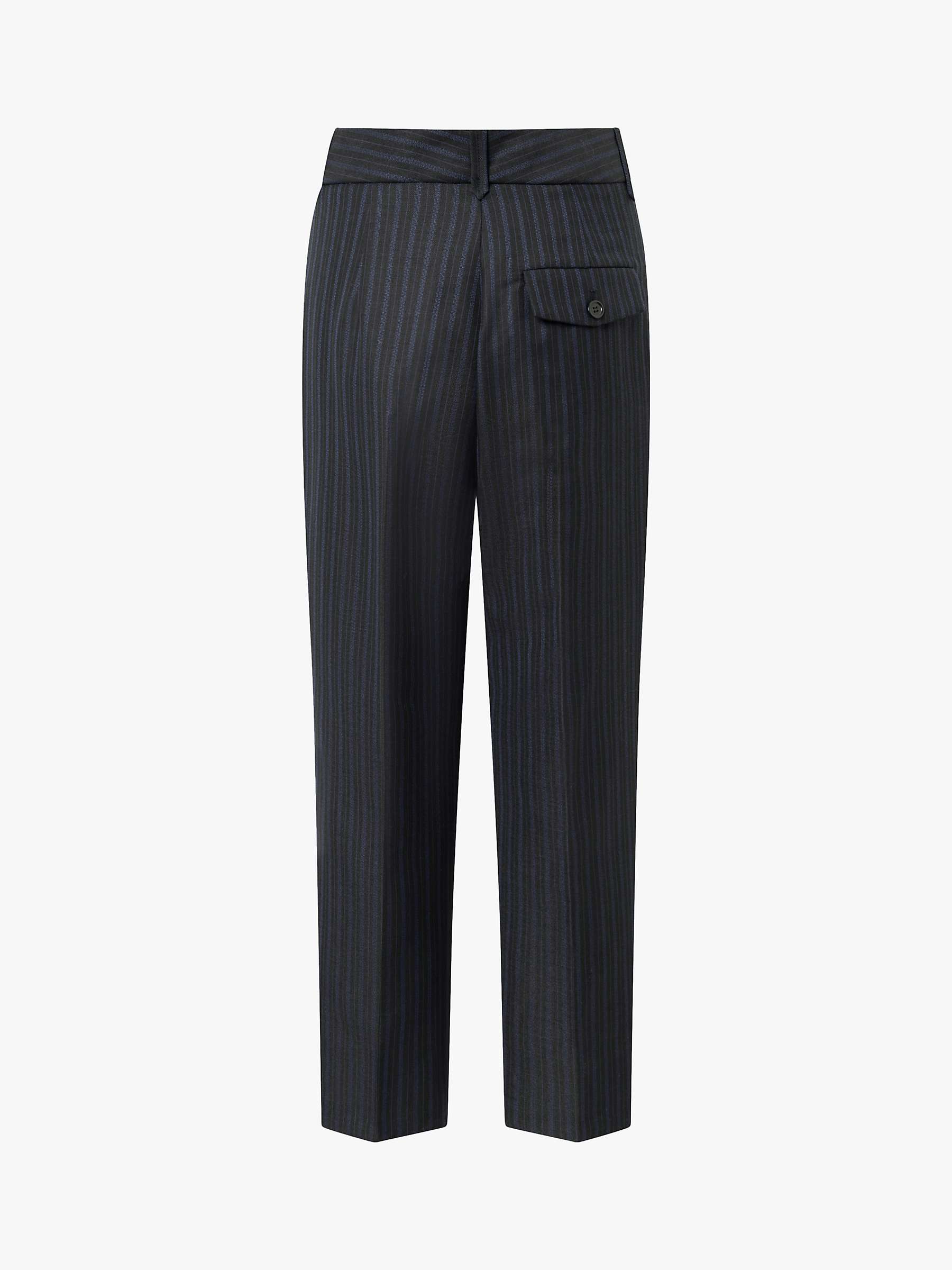Buy Lovechild 1979 Coppola Striped Cropped Wool Trousers, Black/Multi Online at johnlewis.com