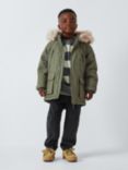 John Lewis Kids' Tech Parka, Green