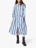 nué notes Amig Shirt Dress, Blue/Multi