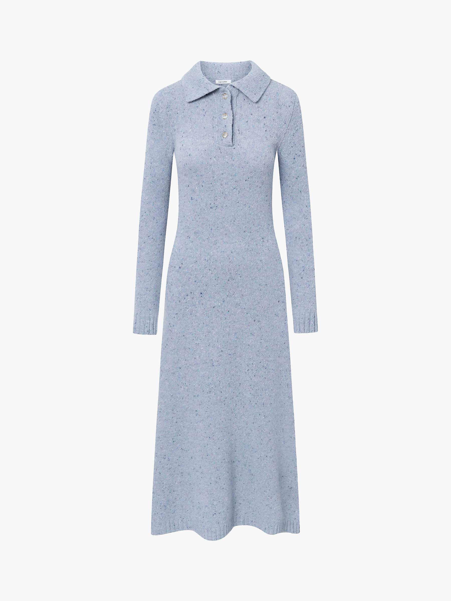Buy nué notes Wesly Wool Blend Polo Collar Knitted Maxi Dress Online at johnlewis.com