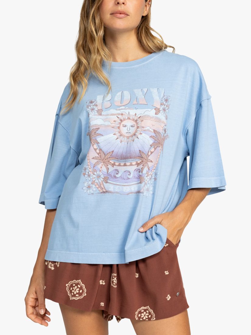 Roxy Shine Beach T-Shirt, Bel Air Blue, S