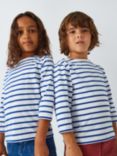 Armor Lux Kids' Long Sleeve 3/4 Stripe Top
