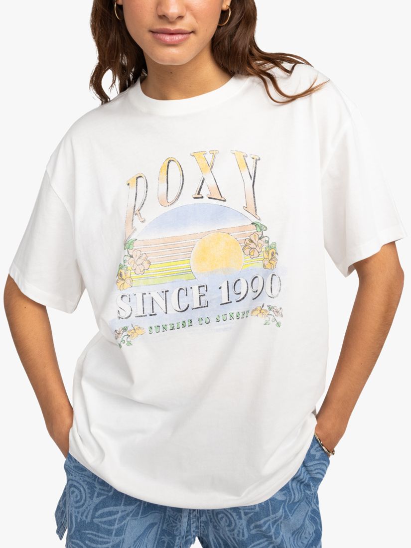 Roxy Dreamers Graphic T-Shirt, Snow White, XL