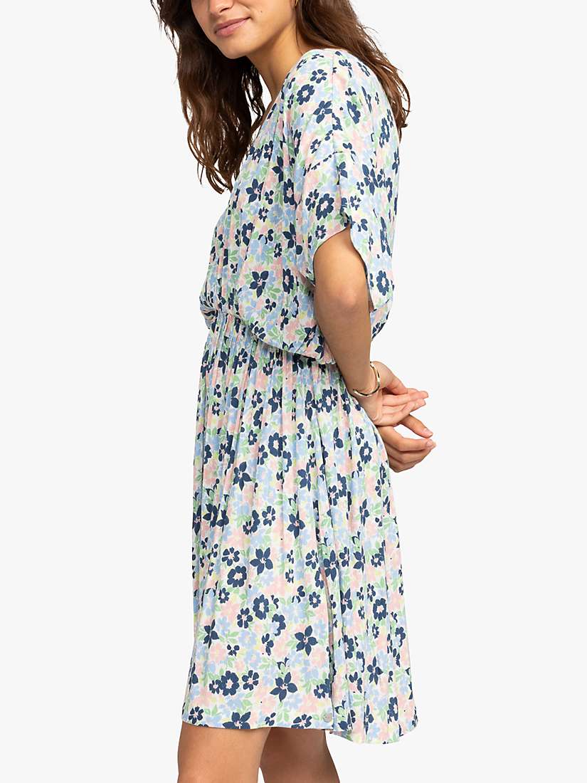Buy Roxy Morning Tide Bel Air Floral Print Kaftan Dress, Multi Online at johnlewis.com