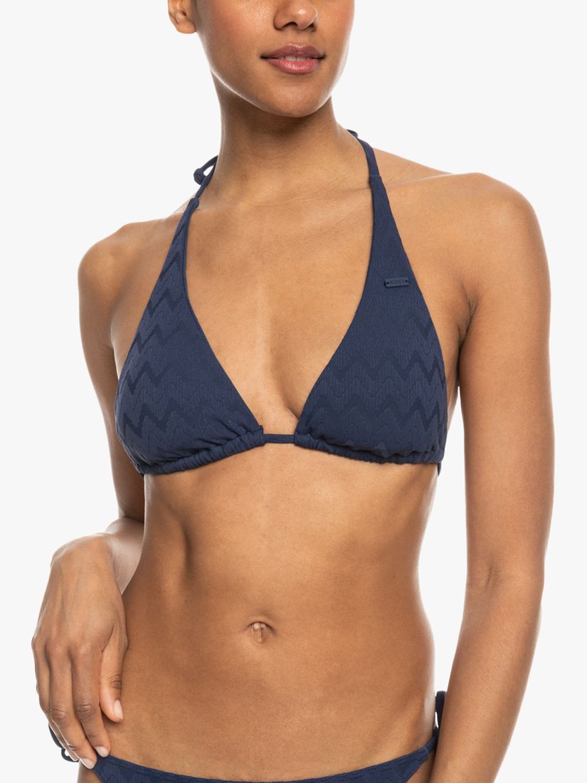 Roxy Coolness Triangle Bikini Top, Naval Academy, M