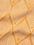 Far Afield Zigger Short Sleeve Cardigan, Yellow/Multi