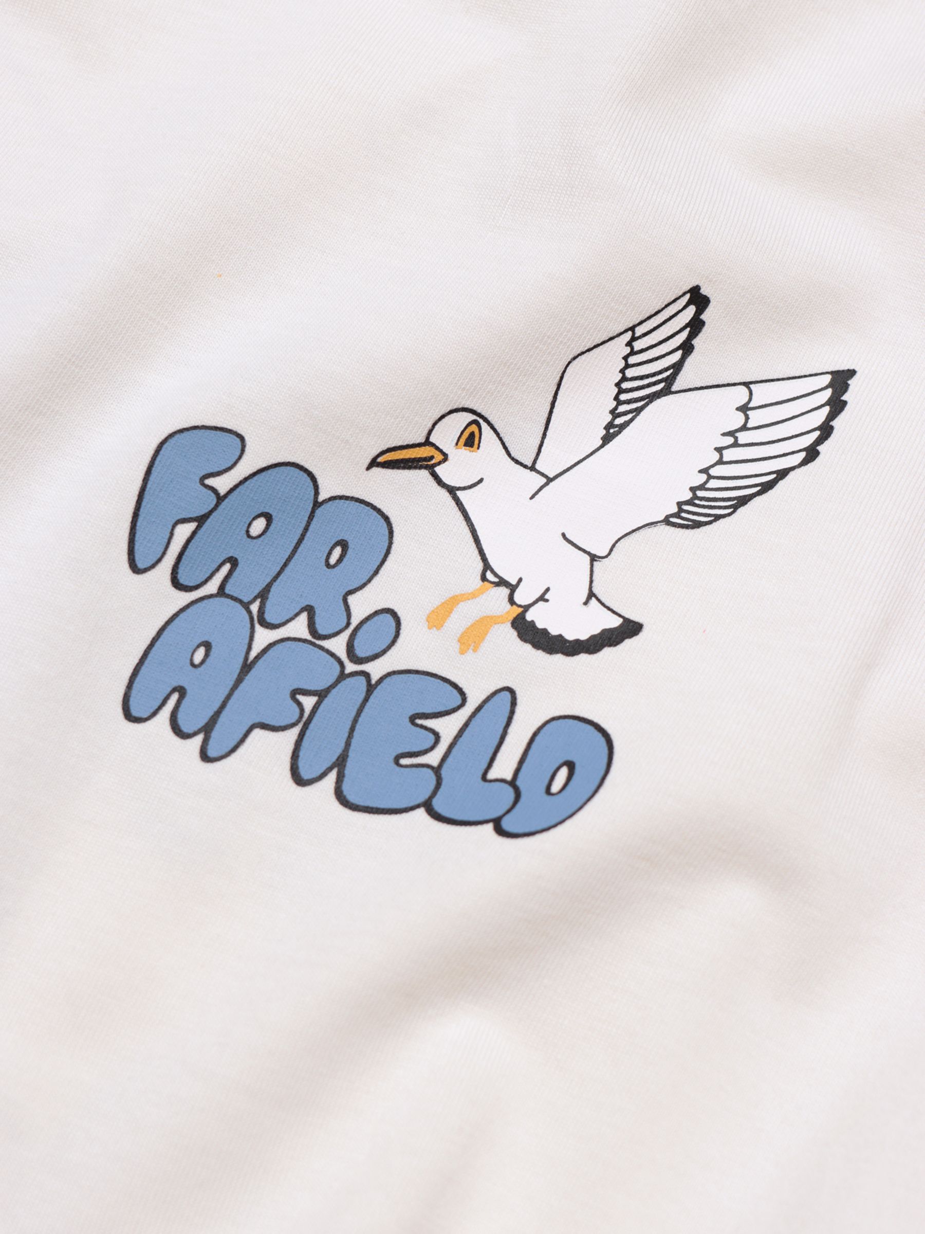 Far Afield Basic T-Shirt, White/Multi, L