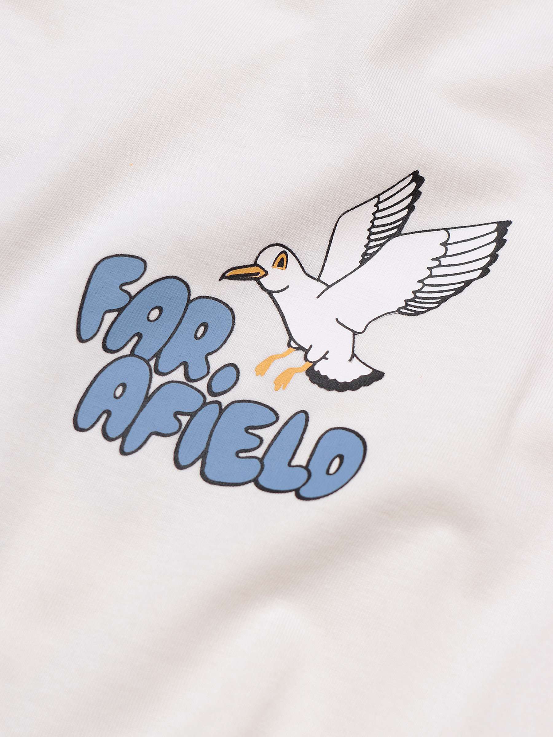 Buy Far Afield Basic T-Shirt, White/Multi Online at johnlewis.com