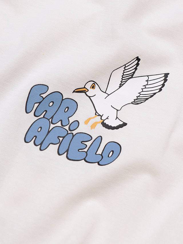 Far Afield Basic T-Shirt, White/Multi