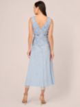 Adrianna Papell Beaded Mesh Dress, Elegant Sky