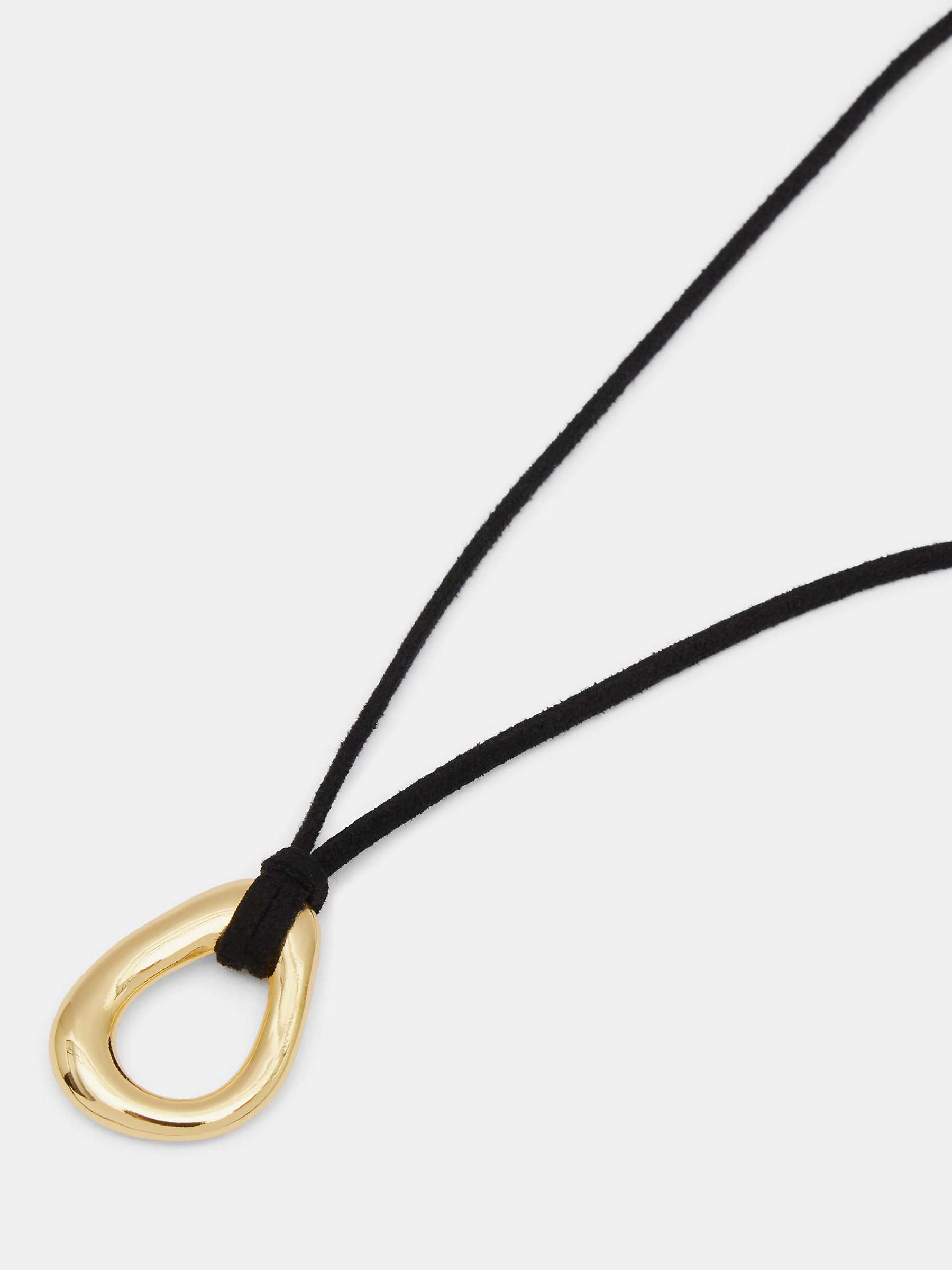 Buy HUSH Ophelia Oval Open Pendant Necklace Online at johnlewis.com