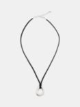 HUSH Ophelia Oval Open Pendant Necklace