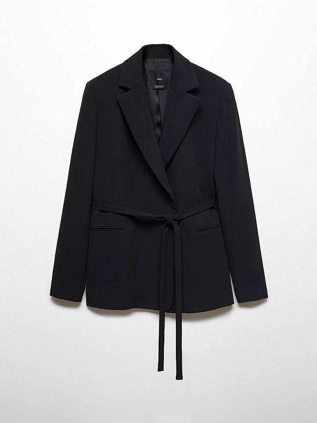 Mango Tortuga Suit Blazer, Black