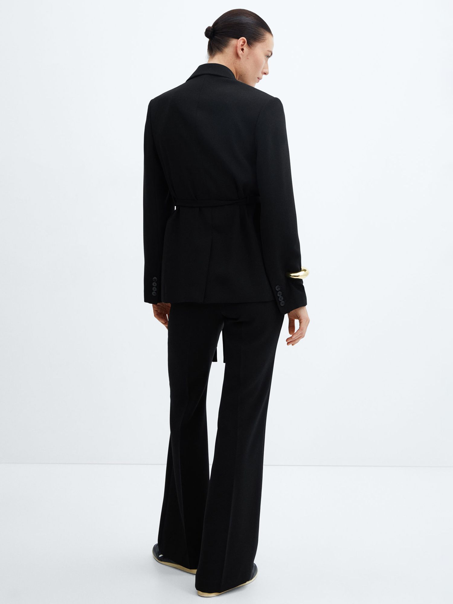 Buy Mango Tortuga Suit Blazer, Black Online at johnlewis.com