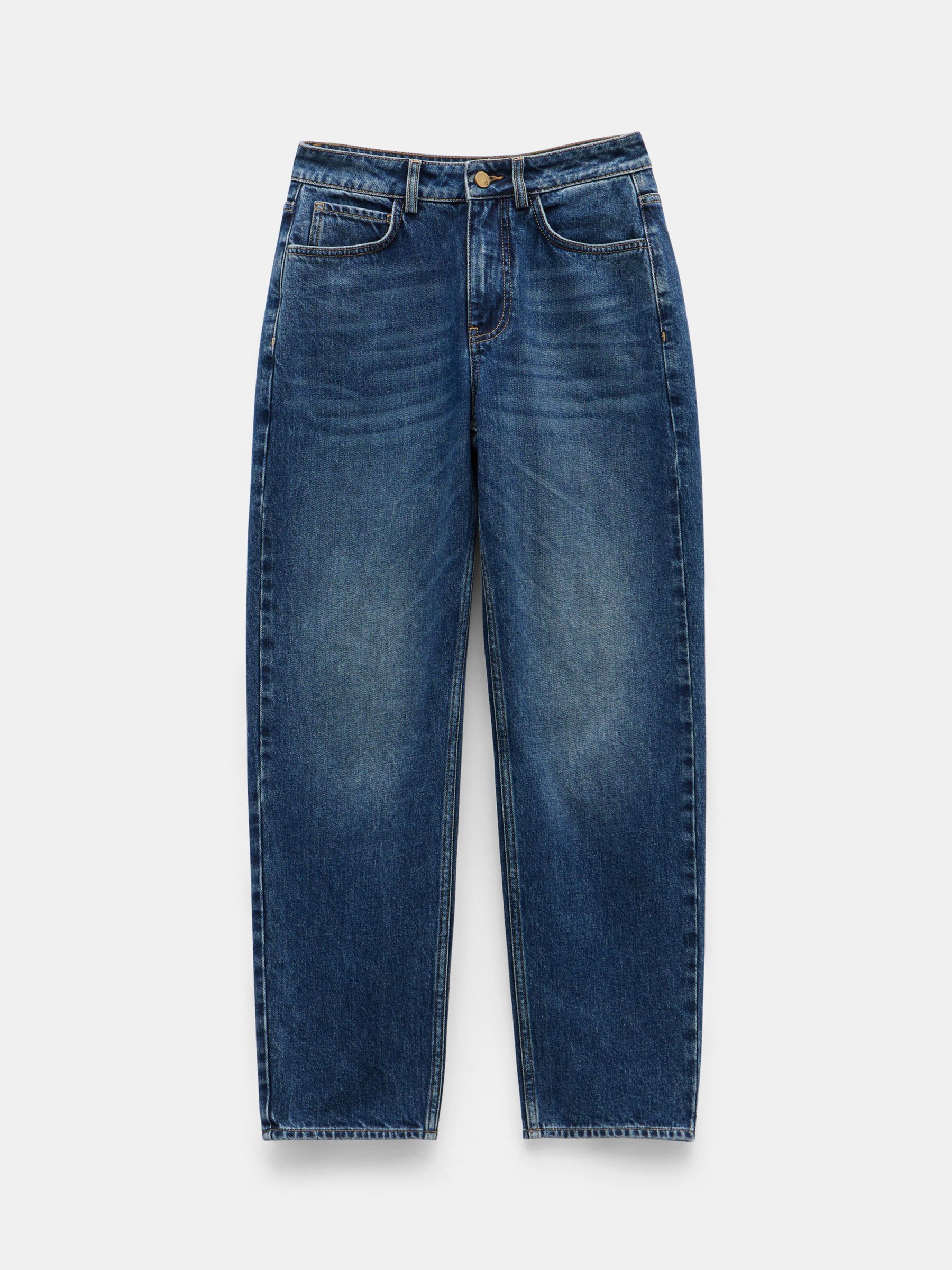 HUSH Alex Straight Leg Jeans, Mid Authentic Blue, 12R