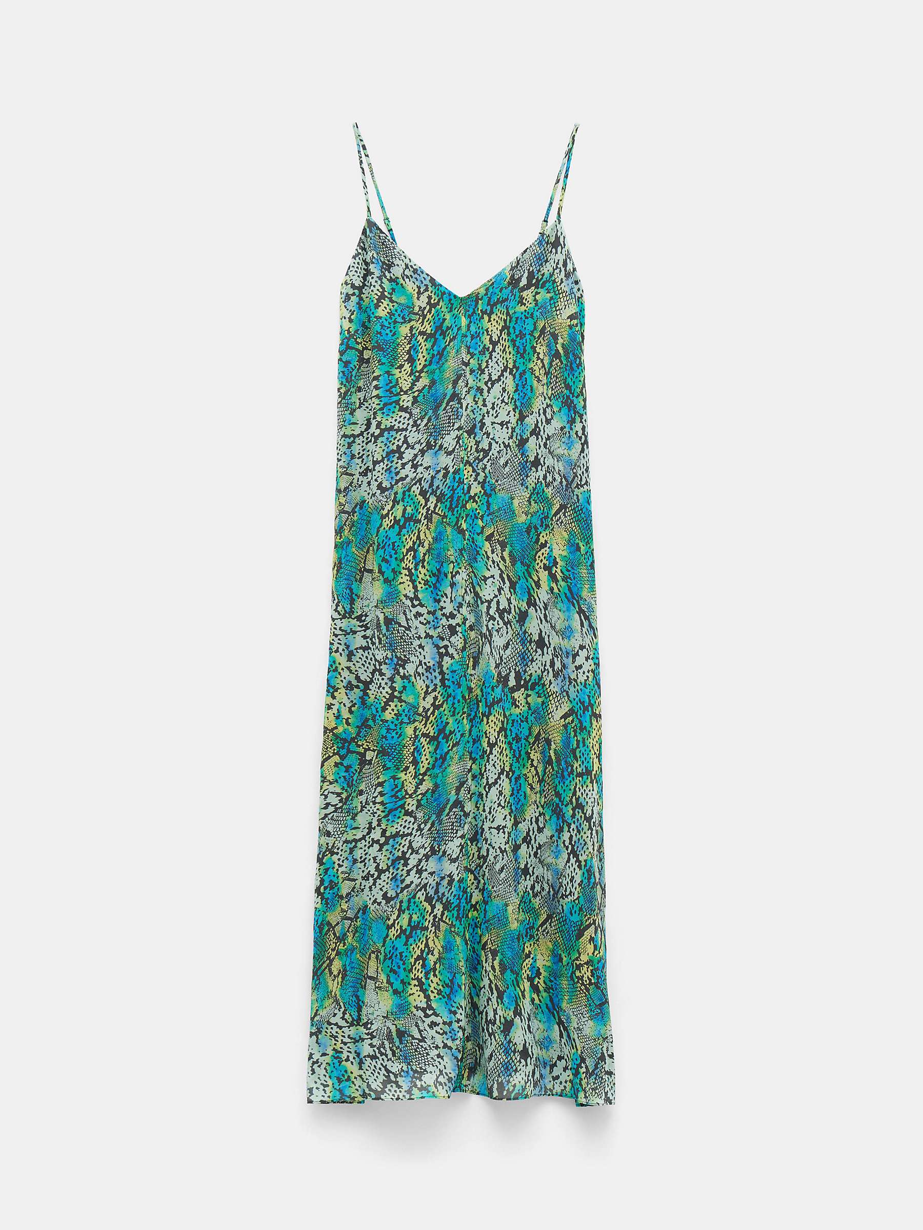Buy HUSH Sydney Tie Dye Snake Print Maxi Slip Dress, Multi Online at johnlewis.com