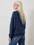 HUSH Quaden Oversized Sweatshirt, Dark Navy