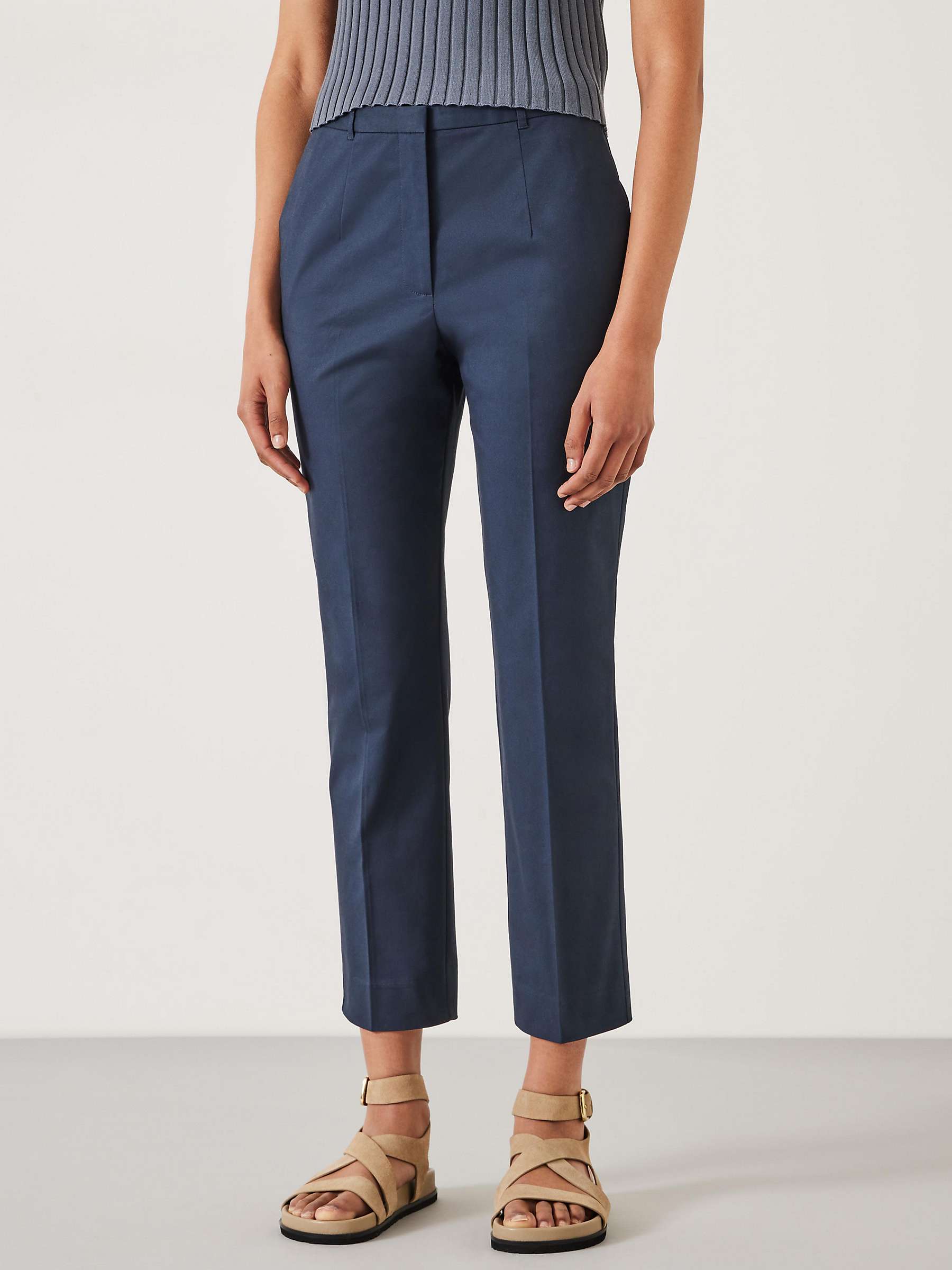 Buy HUSH Hayes Cigarette Cotton Trousers Online at johnlewis.com