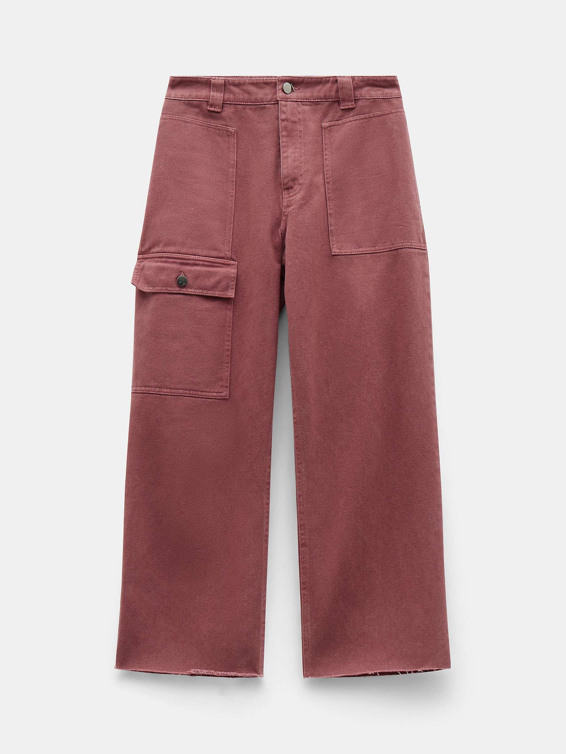 Buy HUSH Issy Cropped Cotton Trousers Online at johnlewis.com