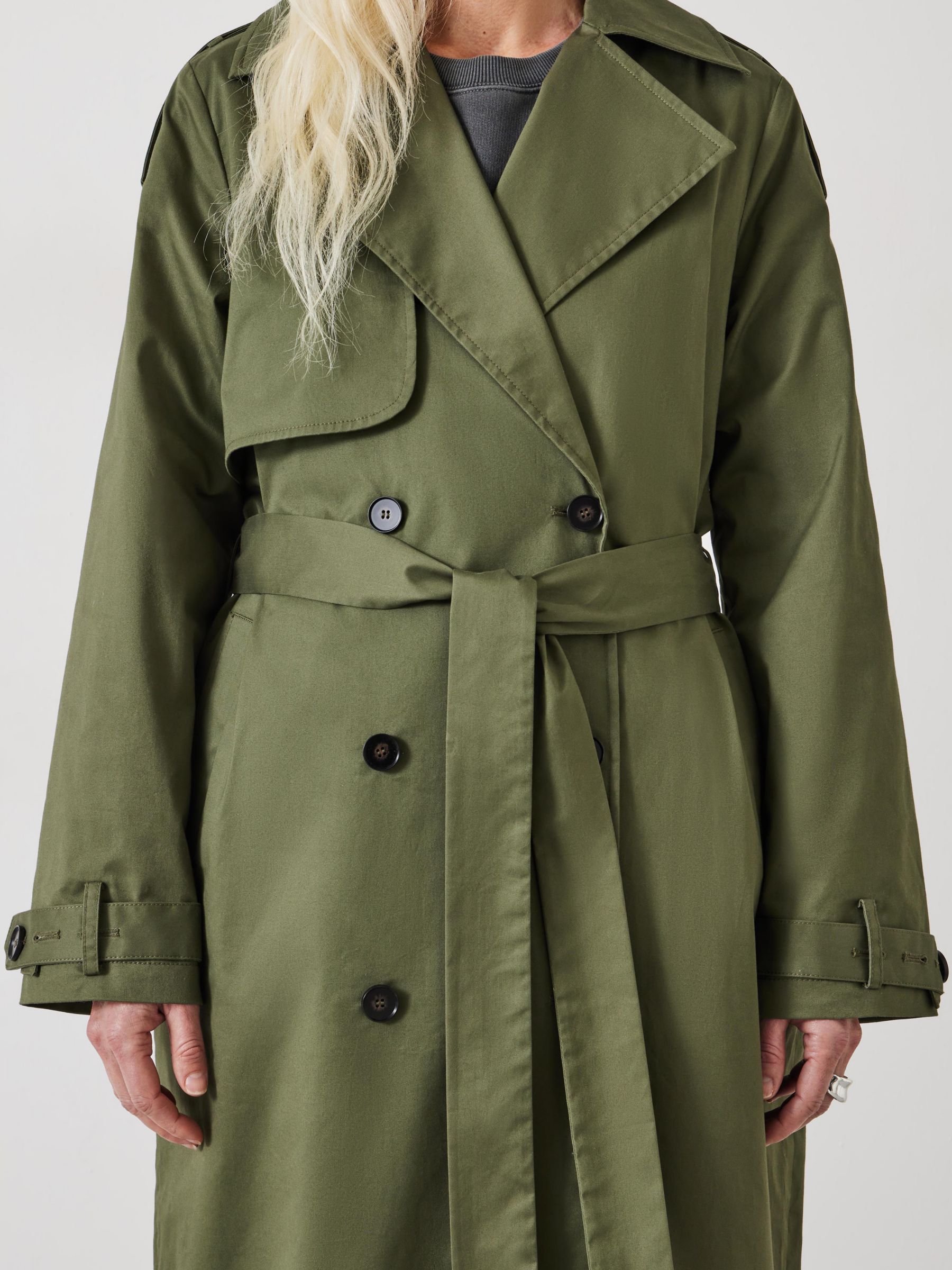 Buy HUSH Stella Long Trench Coat Online at johnlewis.com