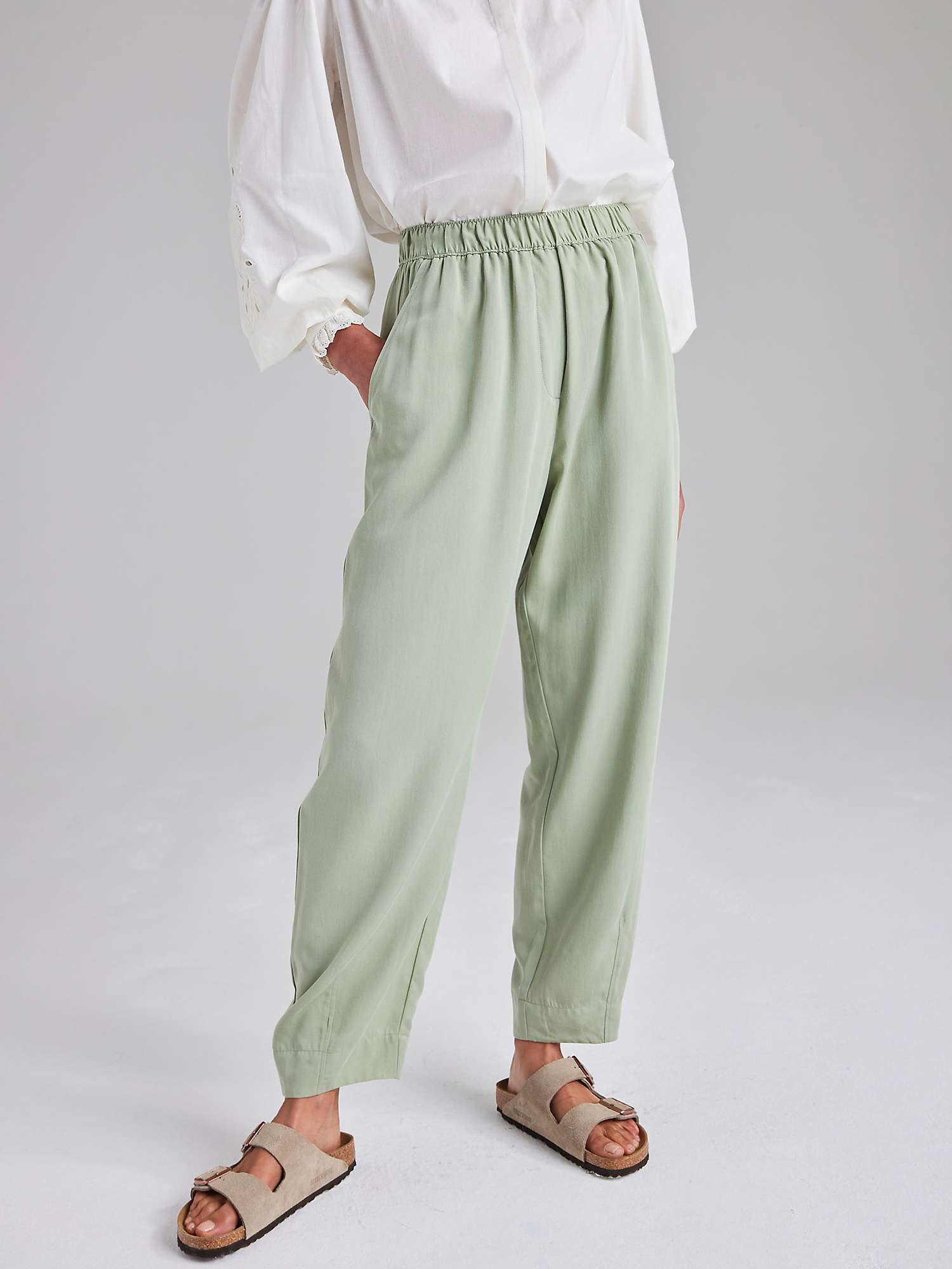 Buy Cape Cove Tilly Trousers, Sage Online at johnlewis.com