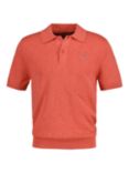 GANT Flamme Short Sleeve Polo Shirt, Sunset Pink