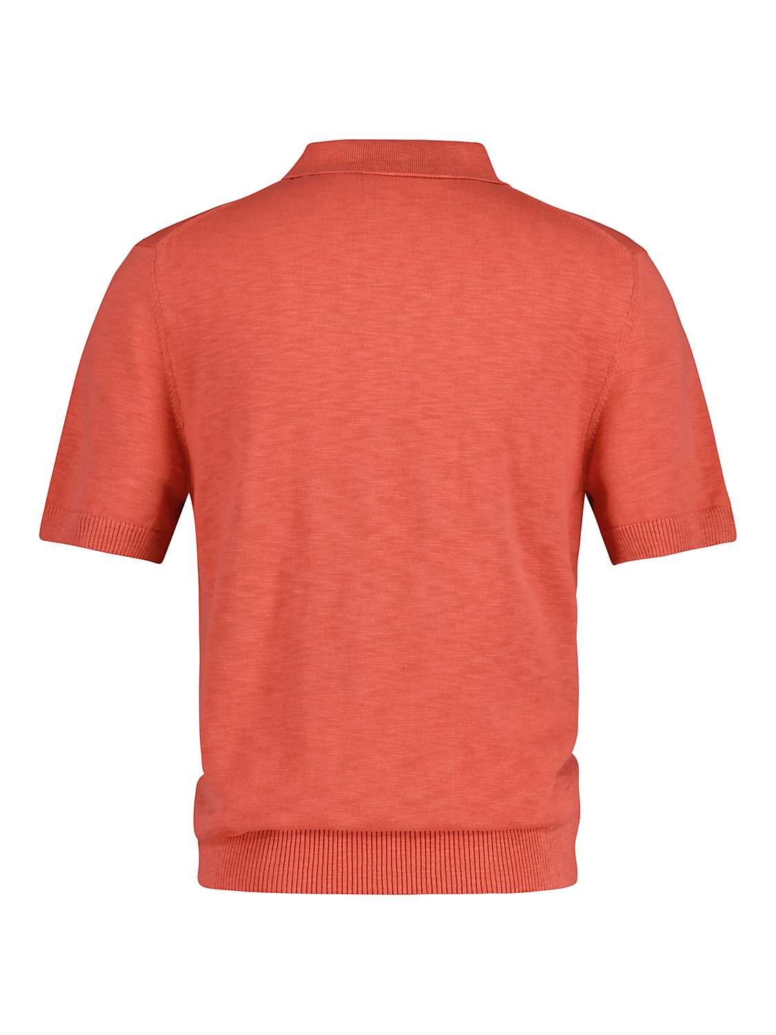 Buy GANT Flamme Short Sleeve Polo Shirt, Sunset Pink Online at johnlewis.com