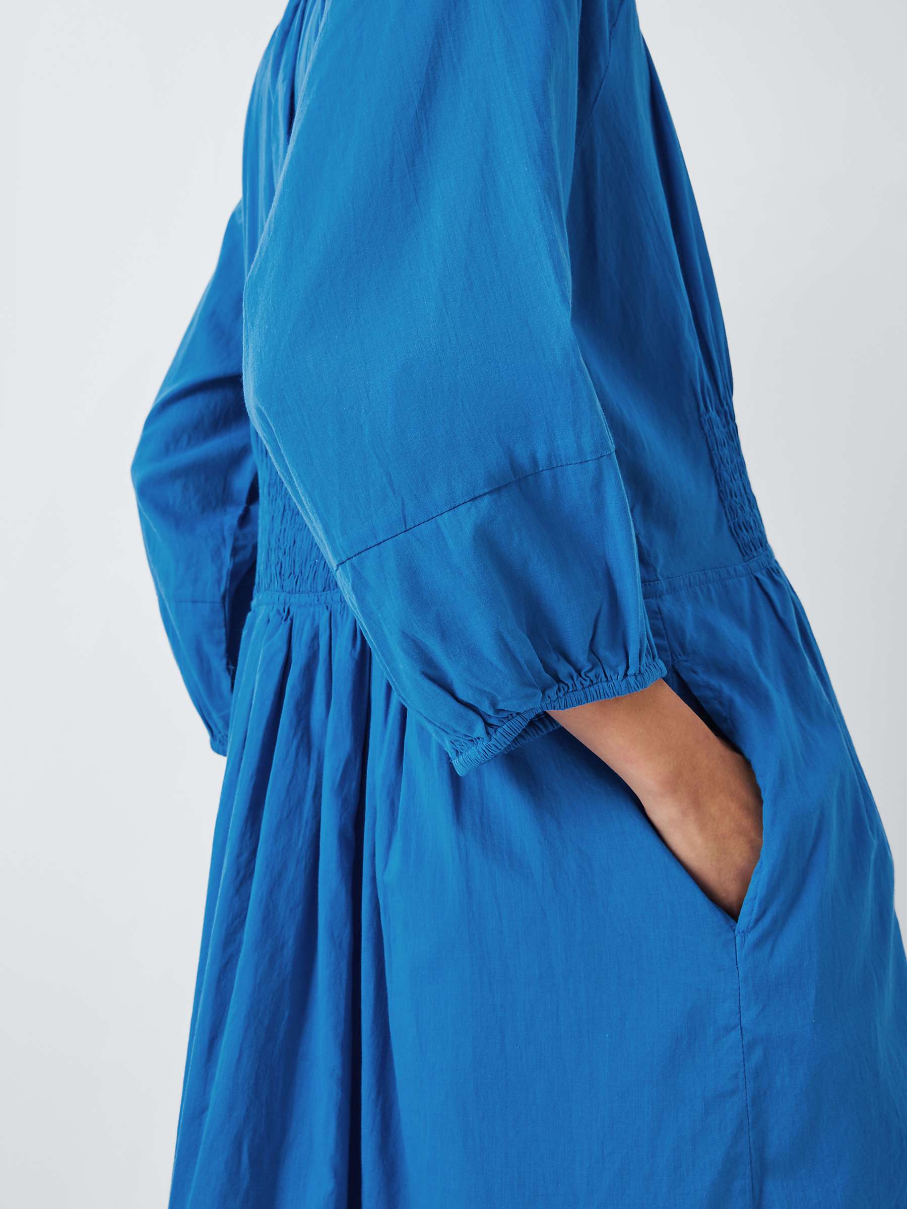 Buy Leon & Harper Roudy Midi Dress, Ocean Online at johnlewis.com