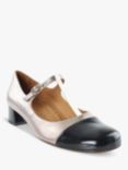 Chie Mihara Revita Metallic Leather Mary Janes, Black Dali Iron