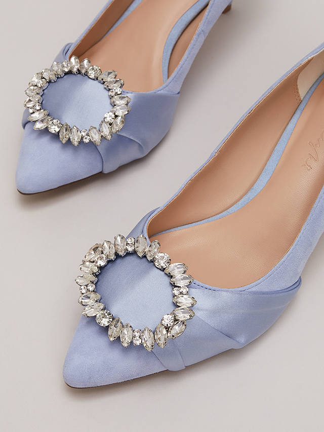 Phase Eight Suede Embellished Pointed Shoes