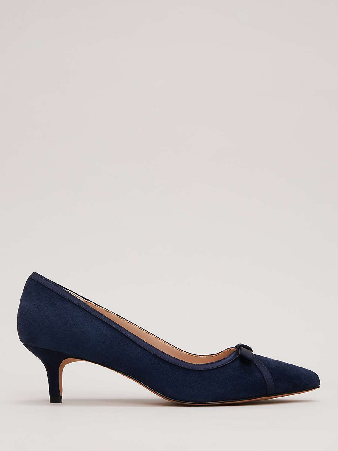Buy Phase Eight Bow Kitten Heel Shoes Online at johnlewis.com