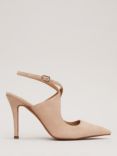 Phase Eight Suede Cross Ankle Strap High Heel Shoes, Neutral