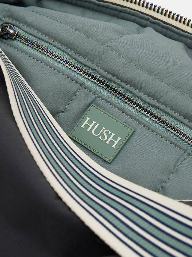 HUSH Bec Oversized Holdall Bag, Charcoal Grey