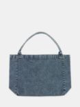 HUSH Britney Oversized Denim Tote Bag