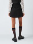Sister Jane Dream Pearl Bow Embellished Mini Skirt, Black, Black