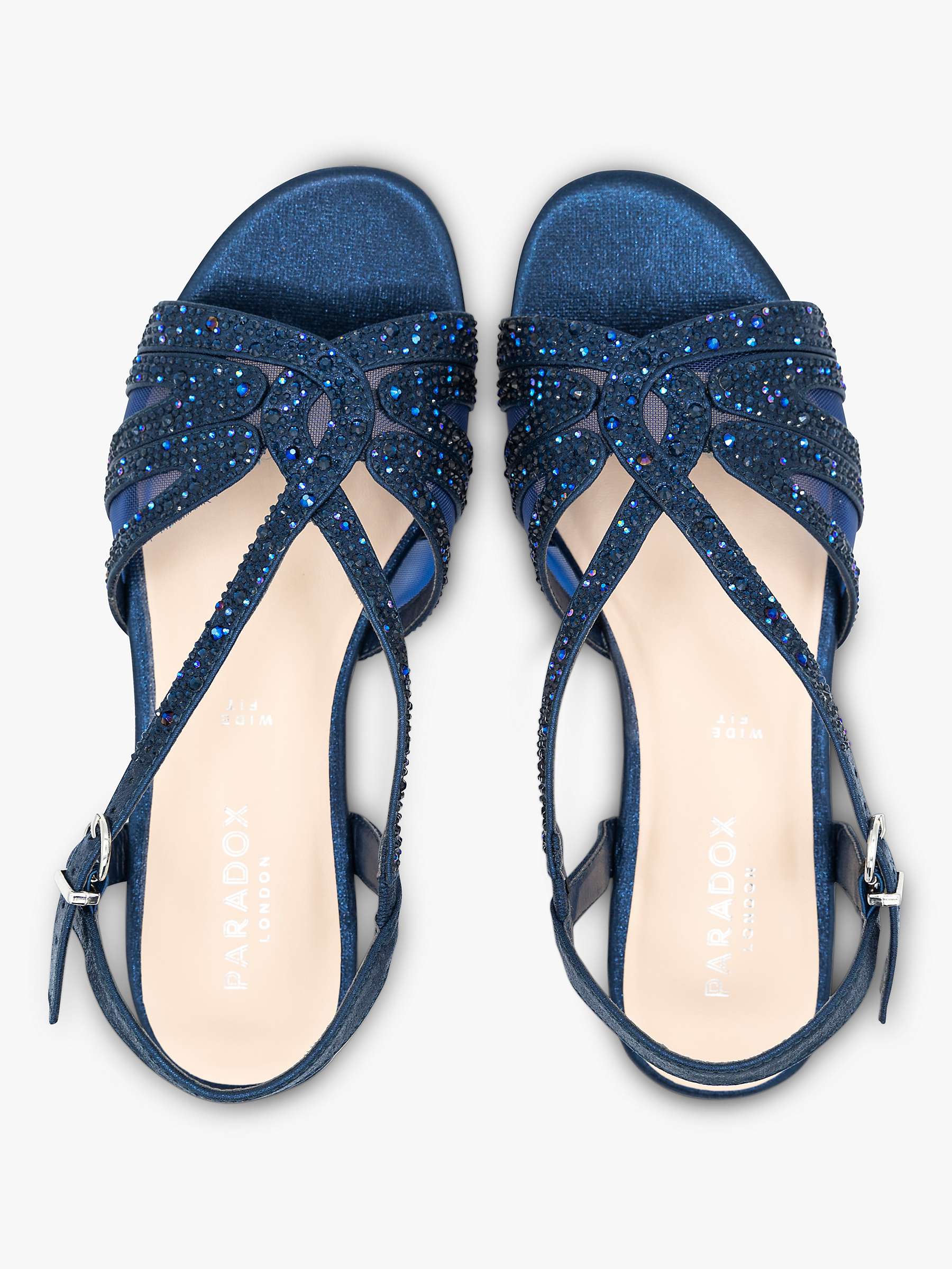 Buy Paradox London Quest Wide Fit Glitter Sandals Online at johnlewis.com